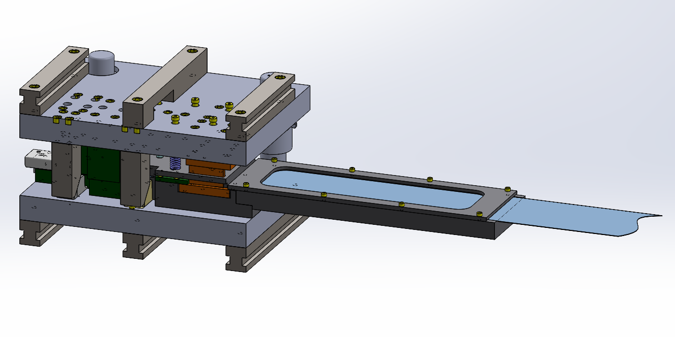 Outillage de matriçage progressif